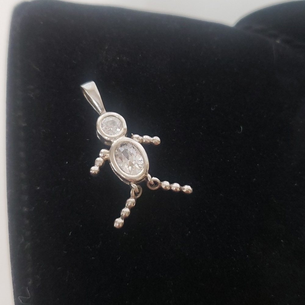 925 SILVER APRIL BOY CHARM PENDANT